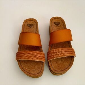 REEF Women's Leather Sandals